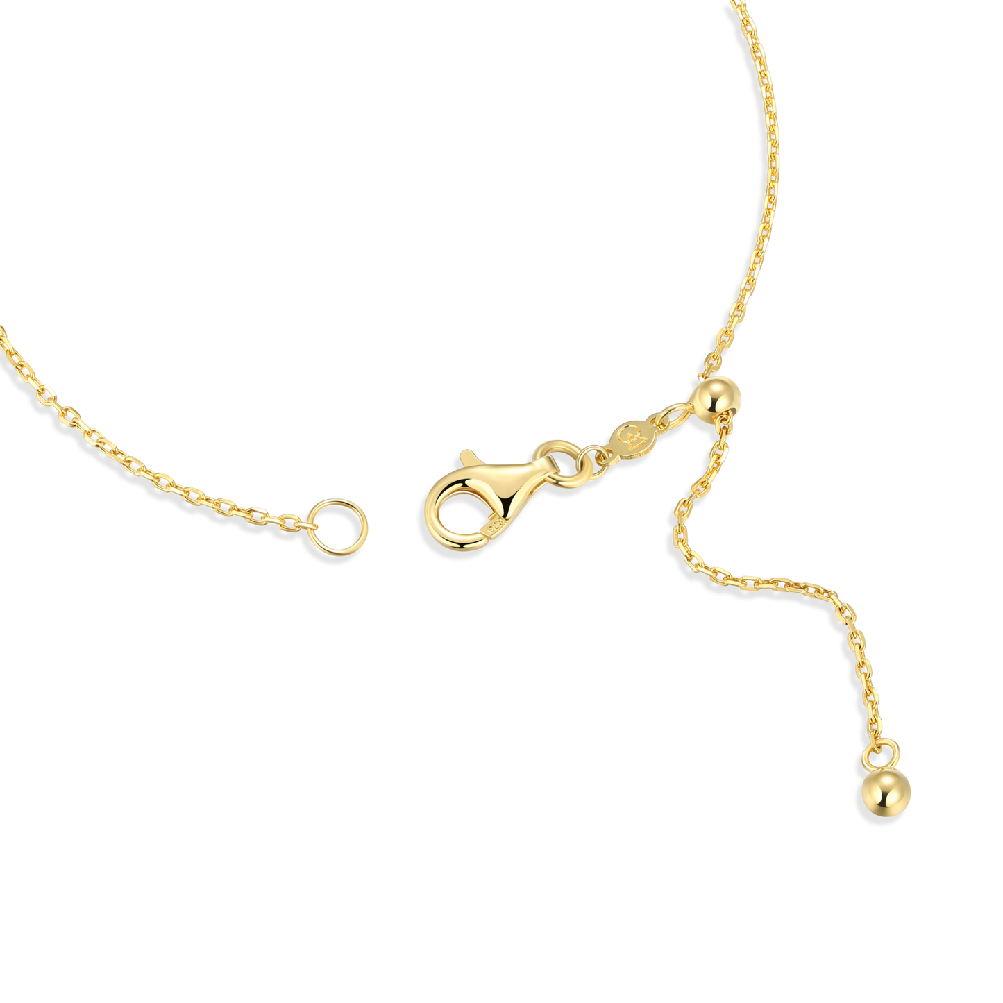 Honey Bee Bolo Bracelet in 14k Yellow Gold Plated Sterling Silver