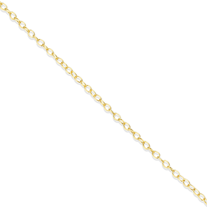14+2" Cable Chain in 14K Yellow Gold-Plated Sterling Silver | M by Monte Luna
