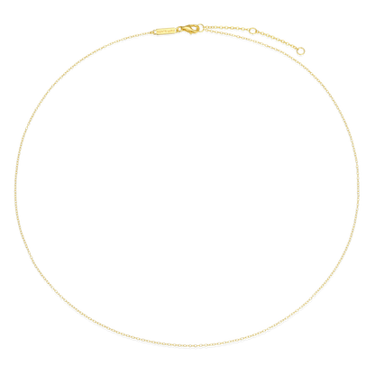 20+2" Cable Chain in 14K Yellow Gold-Plated Sterling Silver | M by Monte Luna